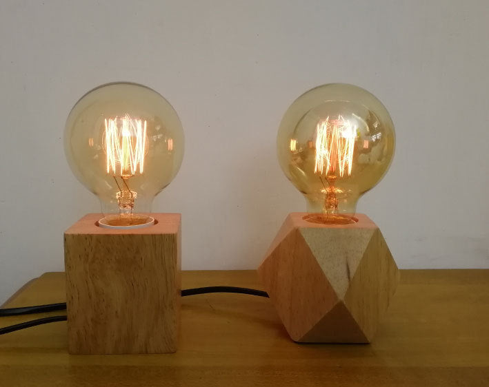 Solid Wood Table Lamp