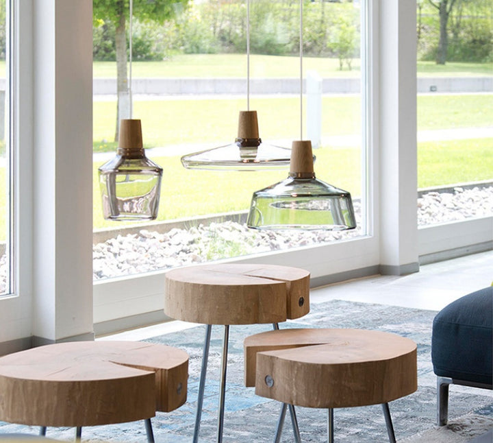 Modern Led Glass Pendant Light Fixture