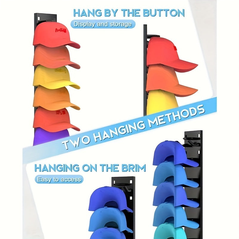 Baseball Cap Wall-mounted Storage Rack
