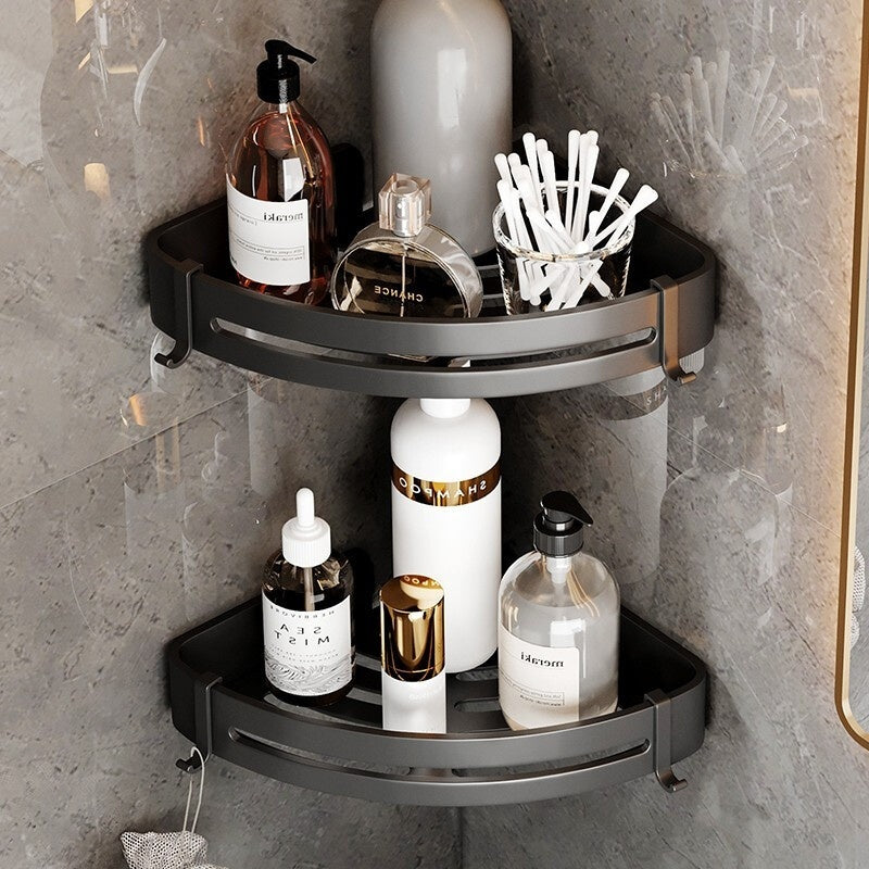 Towel Rack Black Bathroom