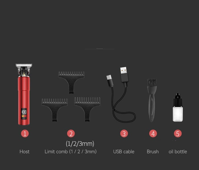Electrical Hair Cutter Digital USB Charging