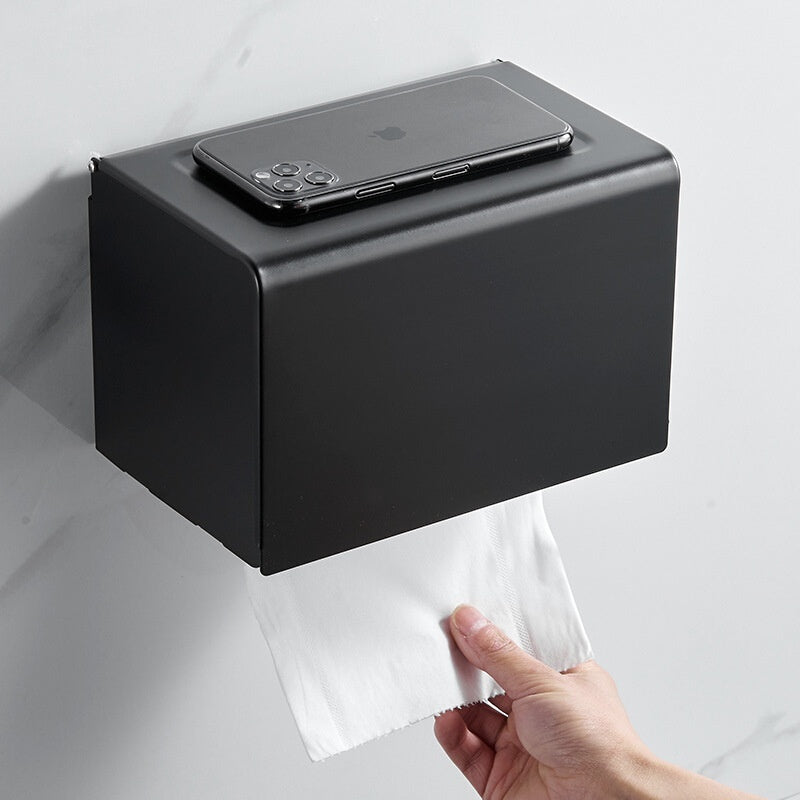 Towel Rack Black Bathroom