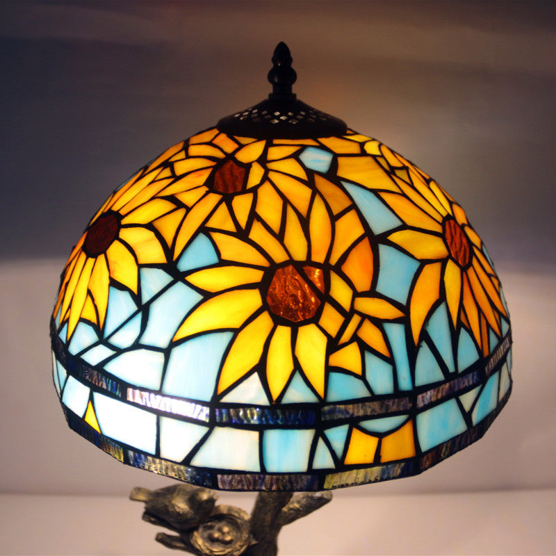 Circular Leaf Study Light Fixture