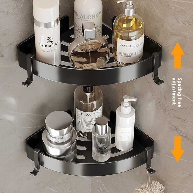 Towel Rack Black Bathroom